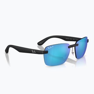 Sunglasses Ray-Ban RB4470 Polarized+ Lenses matte sand black/green chromance
