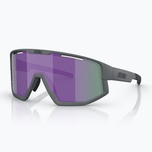 Sunglasses Bliz Fusion Small matte grey/smoke purple multi