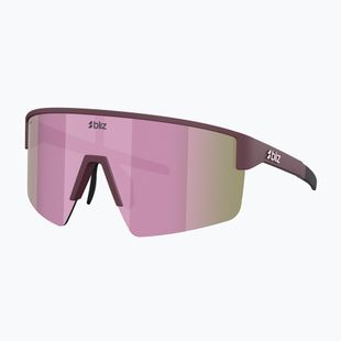 Sunglasses Bliz P004 Small matte burgundy/brown rose multi