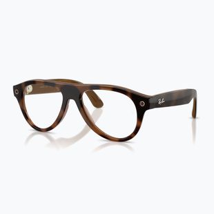 Glasses with a camera Ray-Ban Meta Aviator havana/trs brown