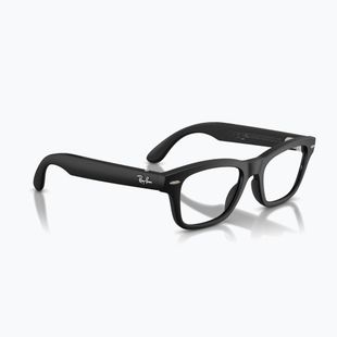 Glasses with a camera Ray-Ban Meta Burbank matte black/trs g.green