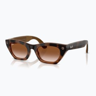 Glasses with a camera Ray-Ban Meta Zena havana/gradient brown