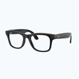 Glasses with a camera Ray-Ban Meta Wayfarer transp. black/trs aquamarine