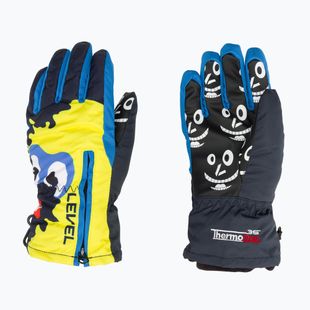 Level children's ski gloves Lucky ninja navy