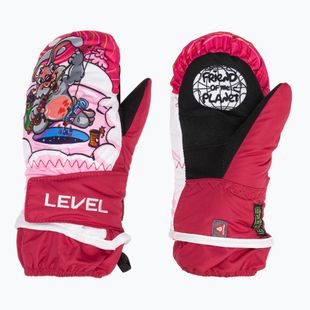Level Animal children's ski gloves pk bordeaux