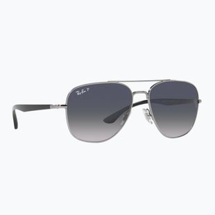 Sunglasses Ray-Ban RB3683 brass/blue grey polarized