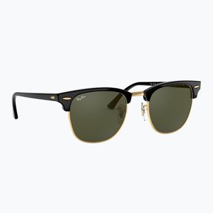 Sunglasses Ray-Ban Clubmaster Classic black/gold/green g-15