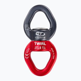 Climbing Technology Twirl grey/red turnstile