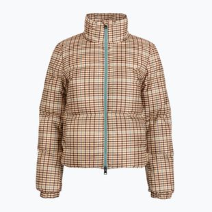 Women's jacket Woolrich Printed Wool beige check