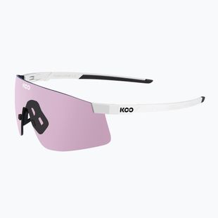Koo Nova white matt/photochromic pink sunglasses