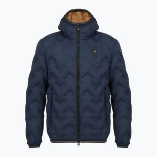 Men's jacket Blauer USA Piery blue inside tobacco