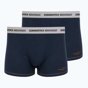 Men's boxers Aeronautica Militare AM1UBX004 2 pack navy
