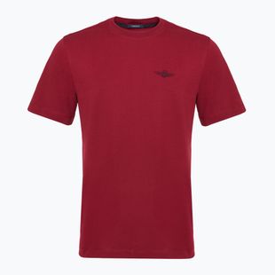 Men's Aeronautica Militare Essential burgundy T-shirt
