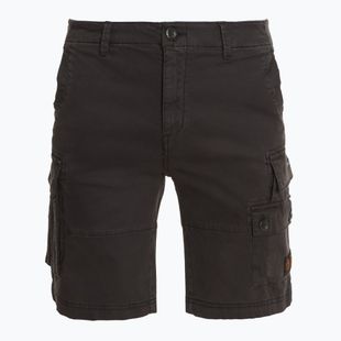 Men's Aeronautica Militare Tasconato black washed shorts