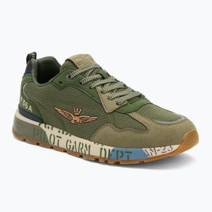 Men's shoes Aeronautica Militare 252SC0276UCT04249 verde militare