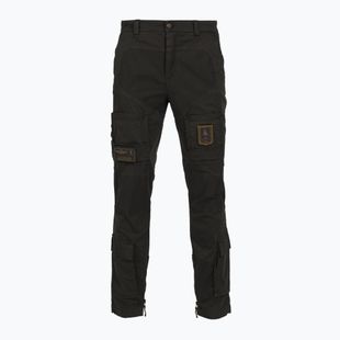 Men's trousers Aeronautica Militare 252PA1387UCT01493 Iconic Anti-G jet black