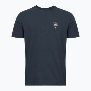 Men's T-shirt Aeronautica Militare AM1UTI005 Round Neck blue