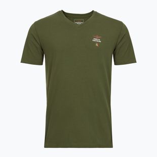 Men's T-shirt Aeronautica Militare AM1UTI006 V-Neck military
