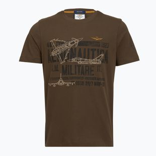 Men's T-shirt Aeronautica Militare TS2535UJ00641 chestnut brown