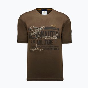 Men's T-shirt Aeronautica Militare TS2535UJ00641 chestnut brown