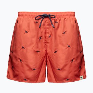 Men's swim shorts Aeronautica Militare BW0232UCT04317 paprika