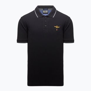 Men's polo shirt Aeronautica Militare 262PO1308UP00082 Polo jet black