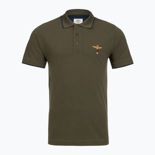 Men's polo shirt Aeronautica Militare 262PO1308UP00082 Polo verde scuro