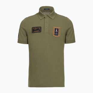 Men's T-shirt Aeronautica Militare PO1927UP00191 Polo lichen green