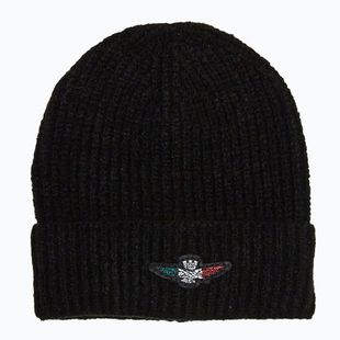 Men's winter hat Czapka Aeronautica Militare 262CU0034UL00451 jet black