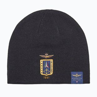 Men's winter hat Czapka Aeronautica Militare 262CU0092UL00450 jet black