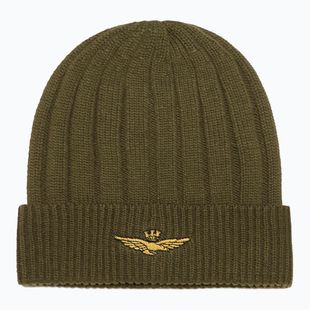 Men's winter hat Czapka Aeronautica Militare 262CU0098UL00485 verde militare