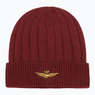 Men's winter hat Czapka Aeronautica Militare 262CU0098UL00485 bordeaux