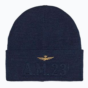 Men's winter hat Czapka Aeronautica Militare 262CU0099UL00949 Blu Navy