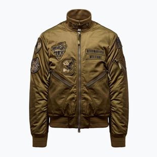 Men's jacket Kurtka Aeronautica Militare 262AB3077UCT04361 Bomber fern green