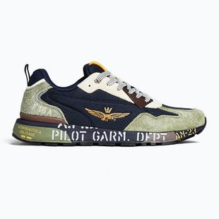 Men's shoes Buty Aeronautica Militare 262SC0276UCT03546 Furry verde/blu