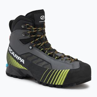 Men's high alpine boots SCARPA Ribelle Lite HD iron gray / lime