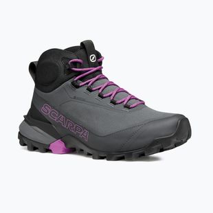 Women's trekking boots SCARPA Ribelle Cross 2 Mid GTX dark gray/purple