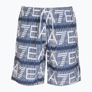 Men's EA7 Emporio Armani Water Reactive Monogram Boxer swim shorts marlin monogram