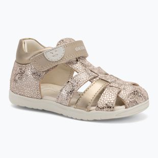 Children's sandals Geox Macchia white/gold