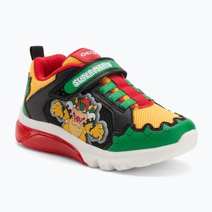 Geox Ciberdron green/dark red children's shoes