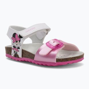 Children's sandals Geox Chalki white/pink