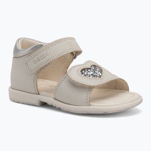 Children's sandals Geox Verred white/silver