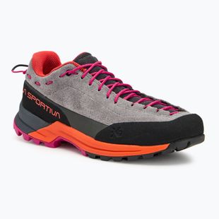 La Sportiva Tx Guide Leather grey/cherry tomato women's approach shoe