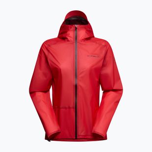 La Sportiva Ethereal Pro women's running jacket hibiscus/ black