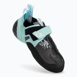 La Sportiva Skwama Vegan carbon / turquoise women's climbing shoe