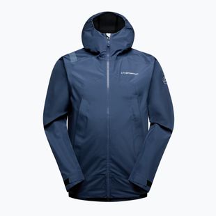 Men's waterproof jacket La Sportiva Discover Shell night sky/chalk