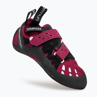 La Sportiva Tarantula red plum women's climbing shoe