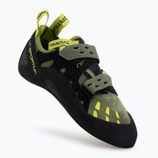Men's climbing shoes La Sportiva Tarantula olive/neon
