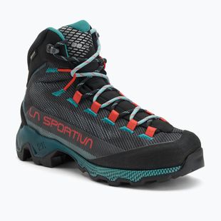 Women's trekking boots La Sportiva Aequilibrium Hike GTX SW24 carbon/ everglade
