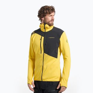 Men's thermal sweatshirt La Sportiva Lucendro Thermal Hoody yellow/black
